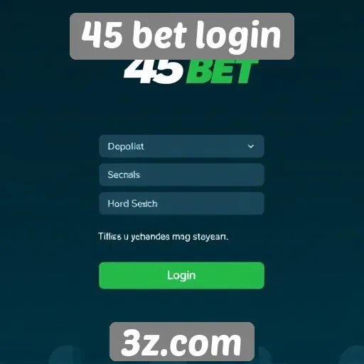 Depósitos e retiradas no 45 bet login simplificados