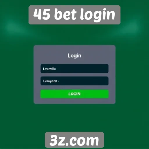 Guia completo para acessar 45 bet login